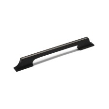 Cappio bracket handle, aluminum, m/o 160 mm, black color with gray insert