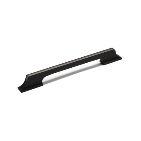 Cappio bracket handle, aluminum, m/o 160 mm, black color with gray insert