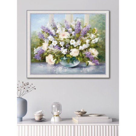 Reproduction of the picture "Spring Hello. No. 1 ”, 40x50, frame (45-a355)-4