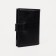 Male purse on the button, a department for car documents and passports, black color