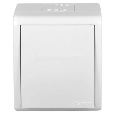 Simon 1594101-030 Aqua, OP, 10A, 1 key, white color