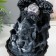 Ganesh desktop fountain "Ganesha sits under a tree" gray 20.5x20x30 cm