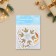 A set of vinyl stickers on the windows "Gold", reusable, 10 x 10 cm, New Year