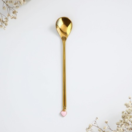 A spoon with the suspension "The best", 3 x 15 cm.-4