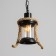 Lamp "Lantern" E27 40W black 8x8x15-115cm