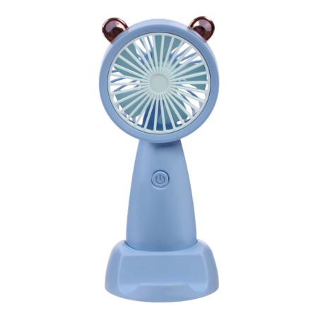 Gift set fan and umbrella, blue-6