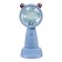 Gift set fan and umbrella, blue