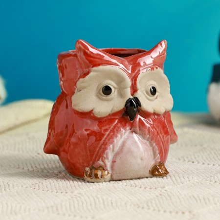 Pot "Owl" mix, 7x6.5cm, 0.1l, D-4 cm