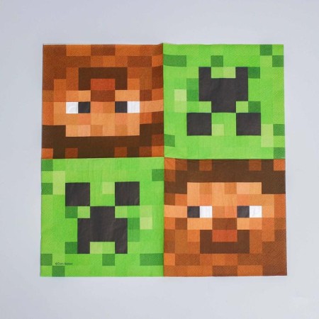 Paper napkins "Pixels", set of 20 pcs., 33x33 cm-1