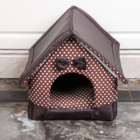 House "Tenderness", 34 x 32 x 37 cm, brown-3