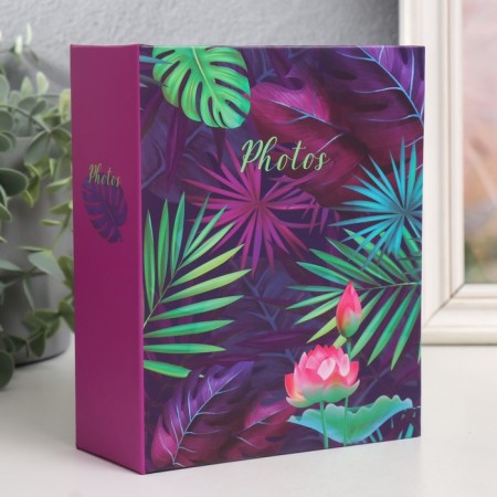Photo album in 100 photos 10x15 cm, plastic. Belle Fleur sheets Jungle