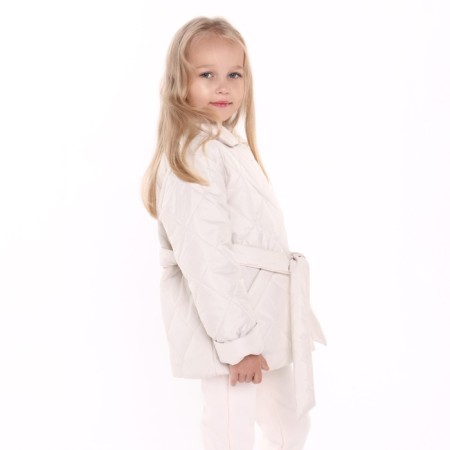 Children's jacket, Latte color, height 116 cm-2