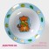 Plate Ceramic Deep Dolyana "Tigerok with pears", 400 ml, d = 15 cm, white color