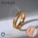 Ring "Classic", color gold, 17 size
