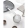 Powder for porridge, 250 ml, handle length = 30 cm, all -metal handle, silver color