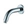 Shower holder D&K DC1004892, eyeliner 1/2 ", internal installation, rounded, brass, chrome