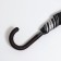 Umbrella - semi -automatic cane "plain", 8 spokes, r = 58 cm, black color