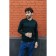 Jumper male ise, size 56, emerald color