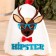 Bath cap with applique "Hipster Artem"