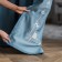Set of curtains "Bridget", size 2x200x270 cm, blue color