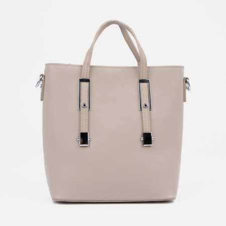 Lightning bag, beige color