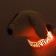 Collar with backlight tiger 3 glow modes Size S, Osh 22-40 x 2.5 cm Orange