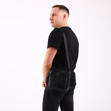 Male bag, Fidelio Largo, black color-6