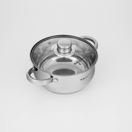Set of pots "Grett", 2 subjects: 2.2 l; 3.2 l, capsule bottom-4