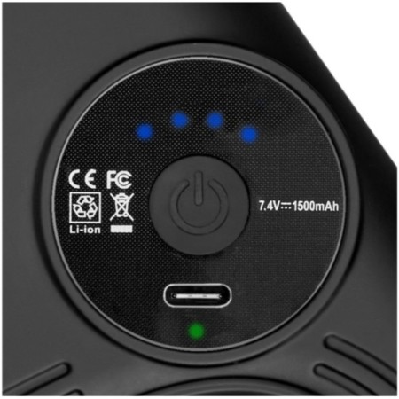 Body massager KZ 1426, electric, percussion, 30W, 4 modes, 1 nozzle, from the battery-10