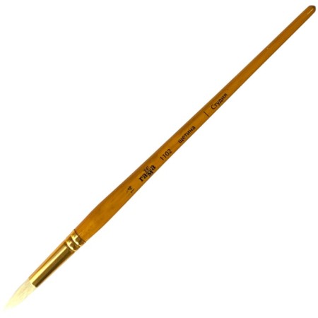 Brush Artistic bristle Gamma "Studio", Round No. 14, Long handle 1102014