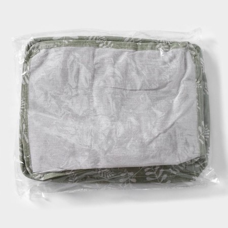Organizer for linen LEAVES, 9 cells, 25 × 33 × 16 cm, green color-5