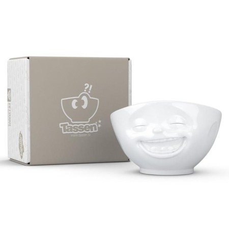 TASSEN LAUGHING bowl, 500 ml, white color-1