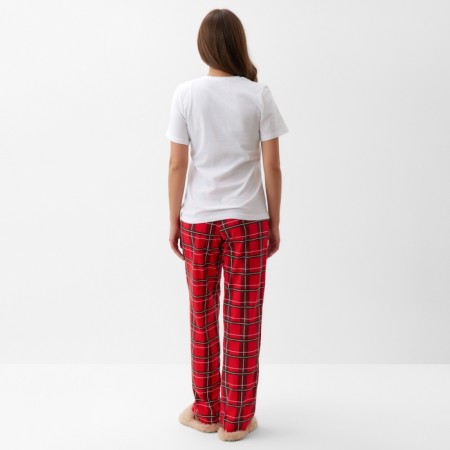 Pajama New Year's Women (T-shirt and Pants) KAFTAN "Corgi", size 48-50-10