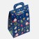 New Year. Gift box New Year's handbag mini "New Year's art" 140 x 100 x 223 cm.