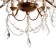 Vita chandelier 6x40W E14 gold 58x58x50 (88) cm