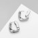 Earrings Metal "Bohemia" Bulletin mini, color silver