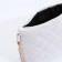Bag Cross-Bodi with a zipper, white color