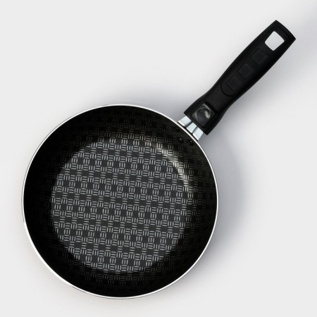 Pan "hostess", d = 20 cm, removable handle, glass cover, anti -stick coating, burgundy color-3