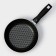 Pan "hostess", d = 20 cm, removable handle, glass cover, anti -stick coating, burgundy color