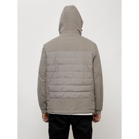 Male spring jacket, size 58, gray color-7