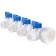 Kalde collector, polypropylene, air vent, shut -off crane, 4 outputs, blue handles