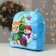 New Year's children's backpack "Deer and Snowman", 27x29 cm, for the New Year
