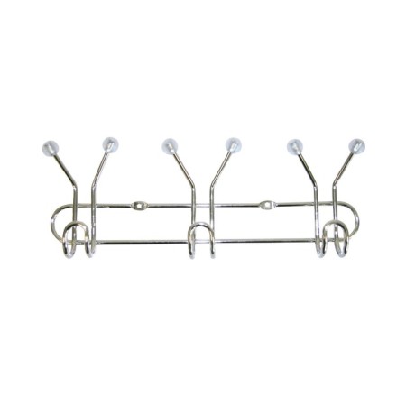 Axentia hanger with 9 hooks, chrome steel, 25.5x9x4 cm, weight up to 3 kg
