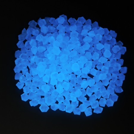 Interior decor, 300 pcs, luminous, 14 x 11 mm, blue-2