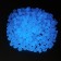 Interior decor, 300 pcs, luminous, 14 x 11 mm, blue