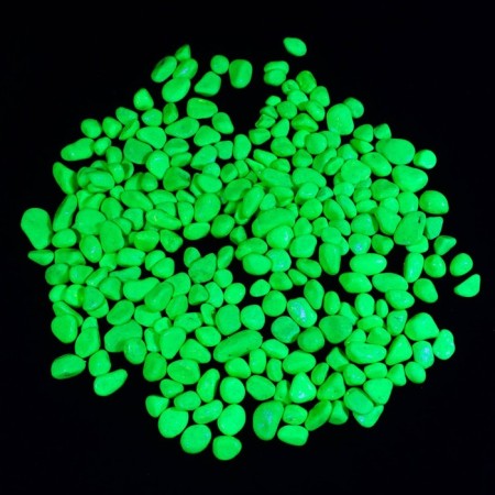The soil is decorative, fluorescent, lemon, 800 g, FR 8-12 mm