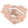 Container for baking, storage and carrying of products in the Smart Solutions cover, beige color, 640 ml