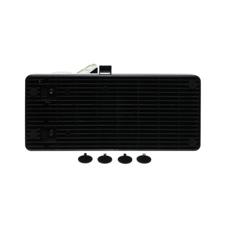 The hole is powerful for 150 sheets, Devente Stripe, metal, with a ruler and a mark of the center, black-7