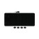 The hole is powerful for 150 sheets, Devente Stripe, metal, with a ruler and a mark of the center, black