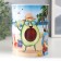 Piggy bank Metal "Avocado on vacation" MIX 10x10x15 cm